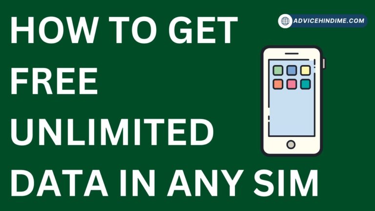 How to Get Free Unlimited Data in Any Sim